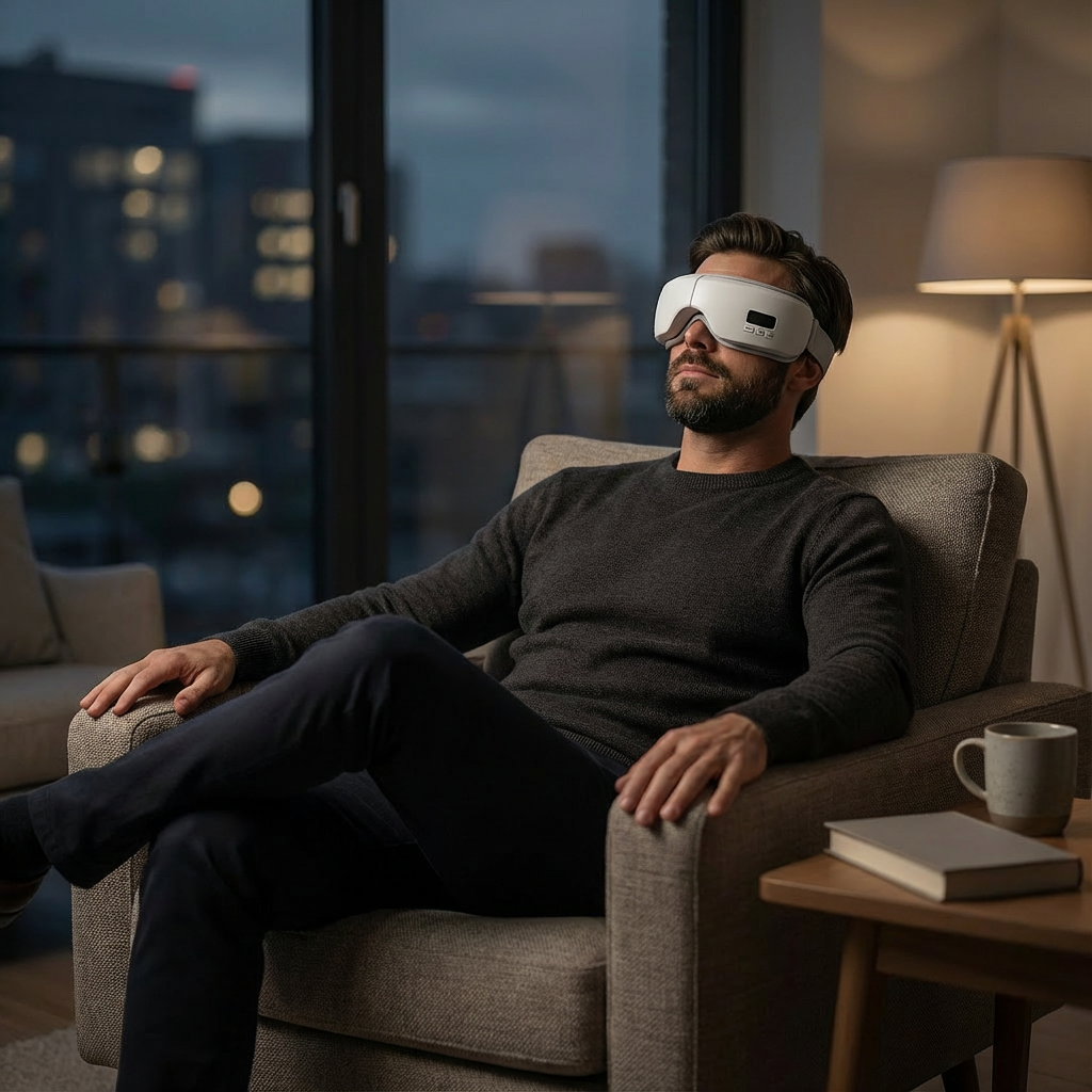4-in-1 Luftkompressions-Augenmassagegerät Eyesky InnovaGoods