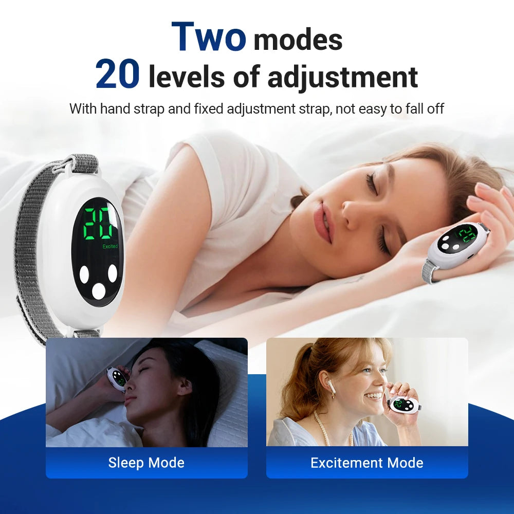 Smart anti Snoring Device EMS Pulse Snoring Stop Effective Solution Snore Sleep Aid Portable Noise Reduction Muscle Stimulator
