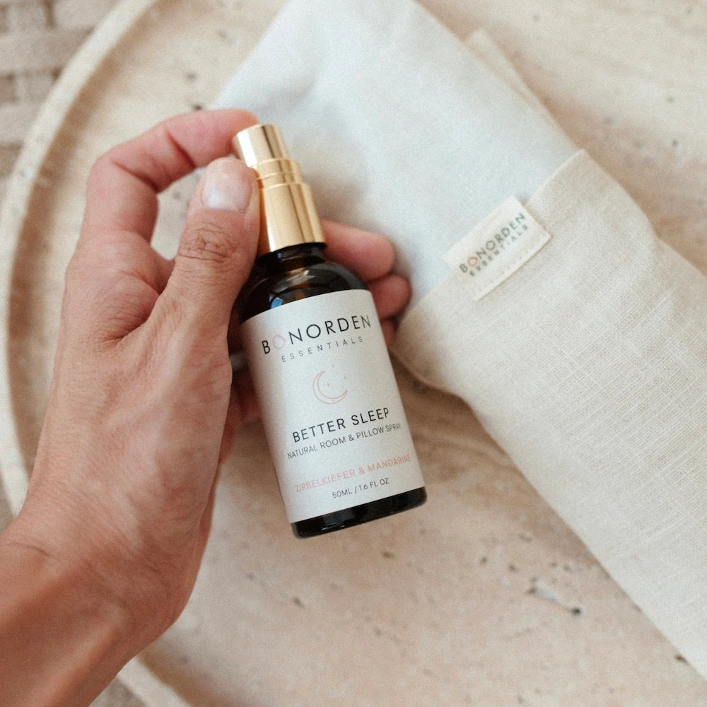 Better Sleep Swiss Pine Mandarin Pillow & Room Spray, Good Night, Aromatherapy, Good Sleep, anti Stress