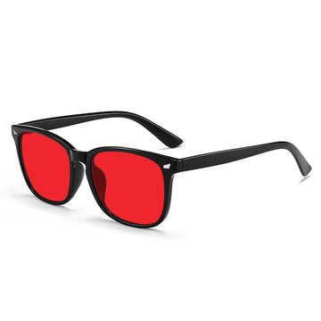 Blaulichtfilterbrille mit roten Gläsern