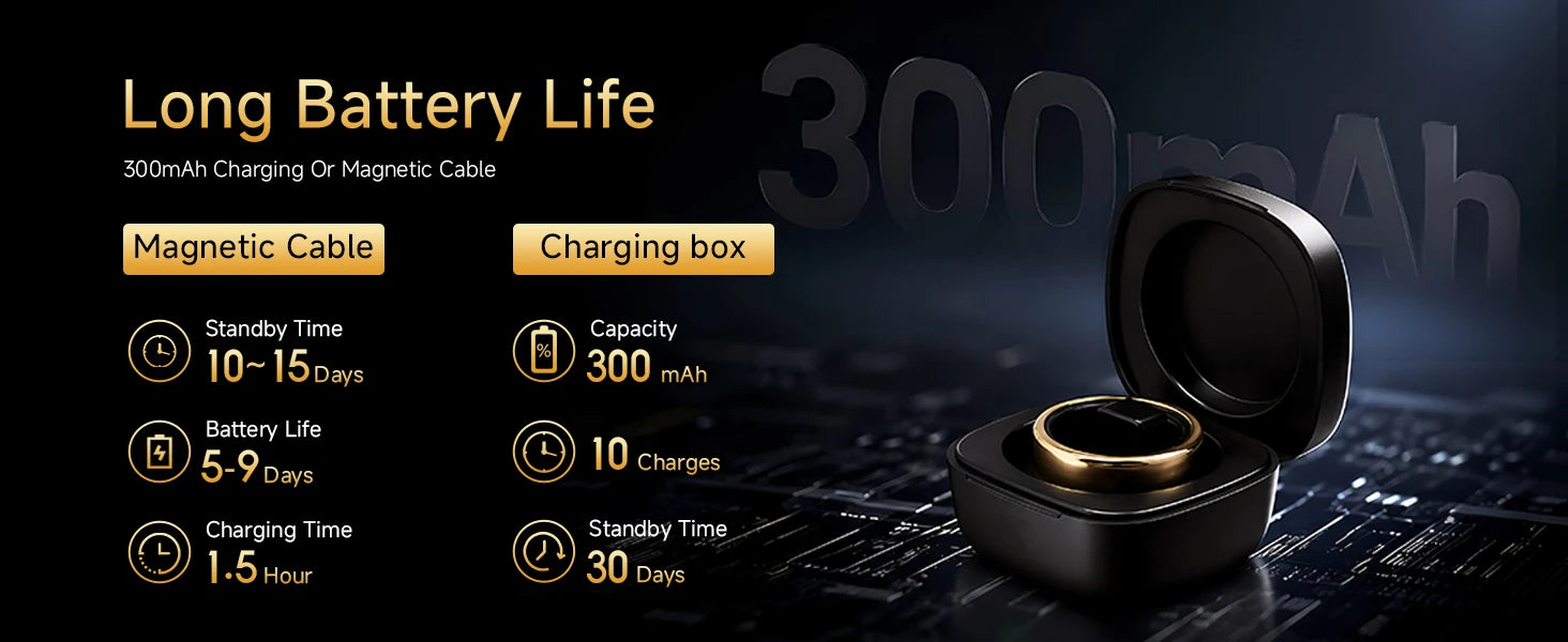 Aura Matt Premium Smart Ring — Advanced Sleep & Recovery Tracker